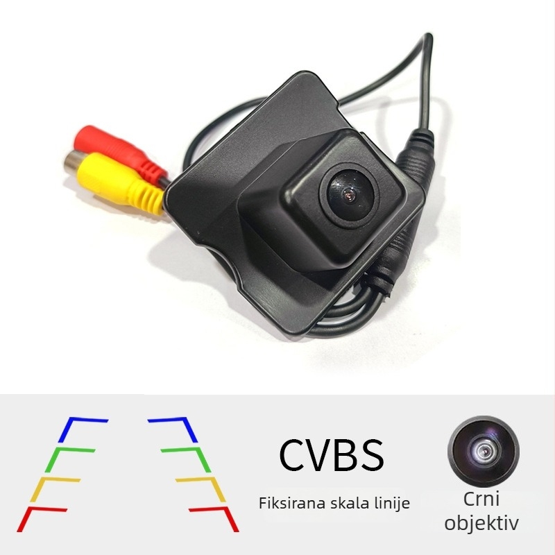 Mercedes-Benz ML stražnja kamera, podesiva 170°, 12V, AV video signal, model JH-2024081003, težina 200 g