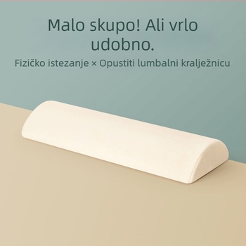 Lumbalna podrška jastuk za trudnoću, punjenje spužvom, jednobojni uzorak, moderan jednostavan stil, pogodan za sve sezone