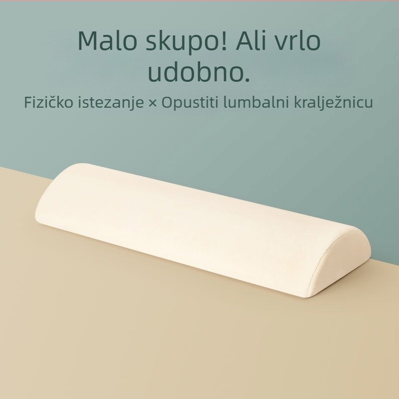 Lumbalna podrška jastuk za trudnoću, punjenje spužvom, jednobojni uzorak, moderan jednostavan stil, pogodan za sve sezone
