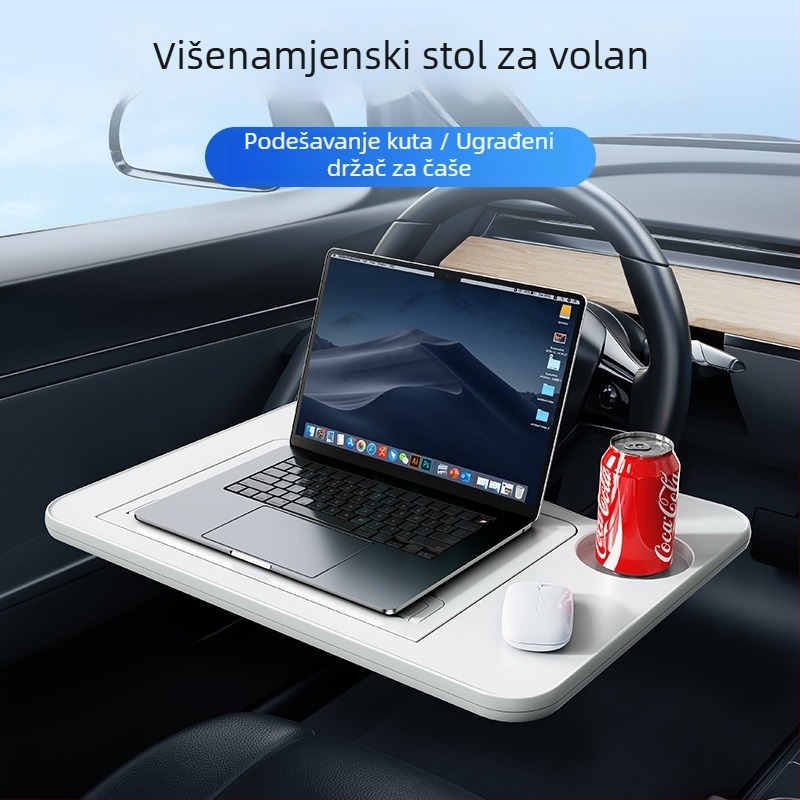 Automobilski višenamjenski mali stol za volan, ugrađena instalacija, materijal: plastika i drugi materijali, univerzalna kompatibilnost