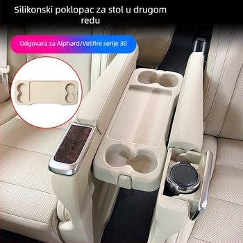 Silikonska ploča za stol u drugom redu Toyota Alphard 30 serija, držač čaše, automobilski dodaci