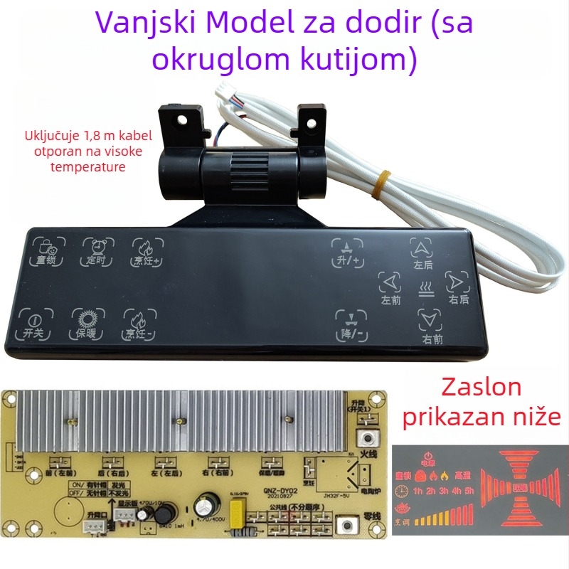 Univerzalna kontrolna ploča za grijanje stolova i električne grijalice – dio za popravak matične ploče računala, broj dijela 994518540513, područje 51–100 m², pogodno za ugradnju u vozilo