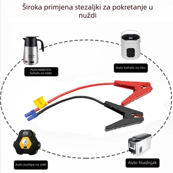 Kabel za nužni start automobila s EC5 priključkom i kliještima za bateriju