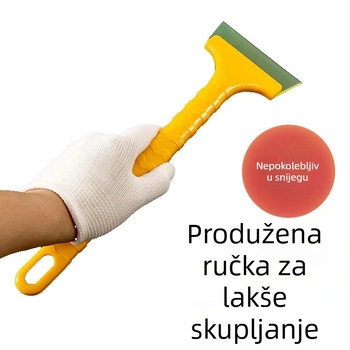 Auto alat za uklanjanje snijega s dugim drškom: lopata za snijeg, četka za odmrzavanje i plastični škrab za film; Materijal: PP; Podrijetlo: Zhejiang; Mogućnost prilagodbe; Privatna marka dostupna