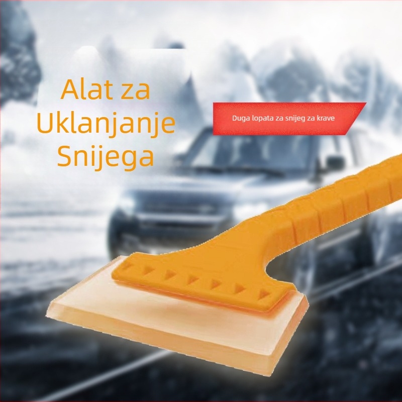 Auto alat za uklanjanje snijega s dugim drškom: lopata za snijeg, četka za odmrzavanje i plastični škrab za film; Materijal: PP; Podrijetlo: Zhejiang; Mogućnost prilagodbe; Privatna marka dostupna
