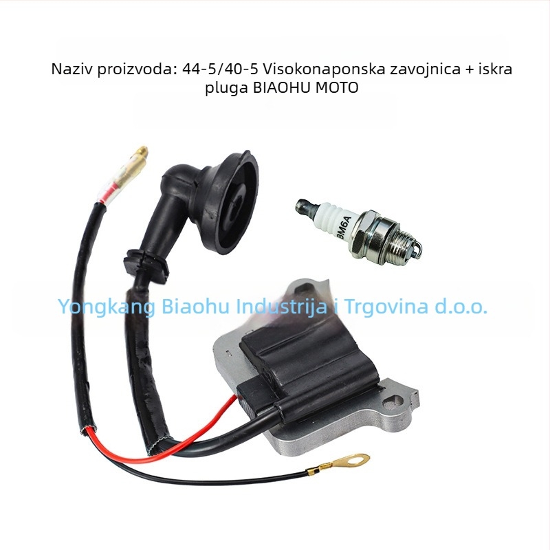 Zapalna zavojnica za dvotaktne motore (43cc/49cc), kompatibilna s modelima 40-5 i 44-5 za pocket bikes, visoka učinkovitost i otporna na visoke temperature