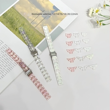 Remen za pametni sat – Višestruka kompatibilnost (Samsung, Huawei, Xiaomi, Garmin, Fitbit, Casio); Materijal: PC kućište uz kopču od 304 nehrđajućeg čelika; Sklopiva kopča; Završna obrada: elektroplatiranje i lasersko završavanje