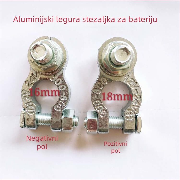 Izdrživa klemna skoba baterije za poljoprivredno vozilo