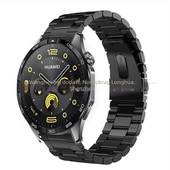 Metalni zakrivljeni kaiš za Huawei Watch GT5, 22 mm spoj, sklopiva kopča, 45 g