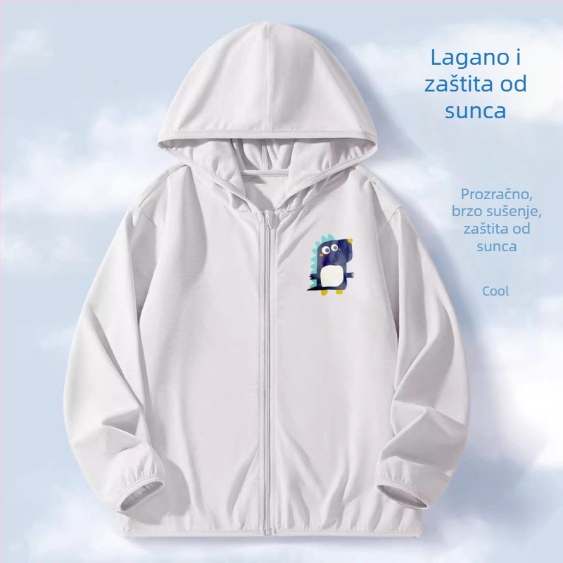 Dječja jakna za zaštitu od sunca, prozračna lagana vanjska odjeća, UV zaštita, Ice Silk tkanina, za dječake i djevojčice, set roditelj-dijete, ljeto