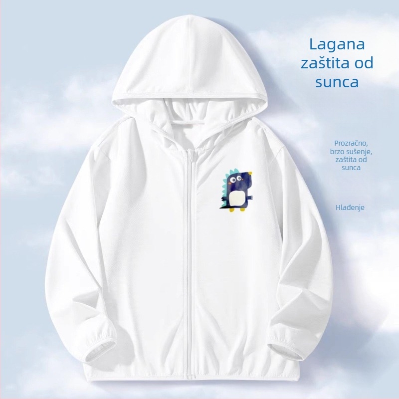 Dječja jakna za zaštitu od sunca, prozračna lagana vanjska odjeća, UV zaštita, Ice Silk tkanina, za dječake i djevojčice, set roditelj-dijete, ljeto