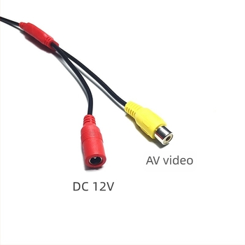 Infracrvena automobil kamera za obrnuto vođenje, 12V napajanje, 90° kut gledanja, 760×540 rezolucija, CVBS video.