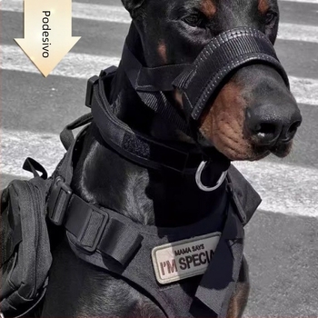 Muzzle za pse s pristupom vodi, protiv ugriza i protiv jedenja