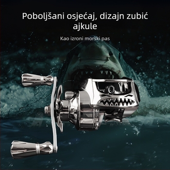 Water Drop Wheel štap za ribolov s metalnim držačem užeta, anti-eksplozivna žica Metal Master, ovlaštena privatna marka