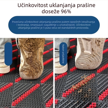 Vanjske PVC podne prostirke, trgovački kvadratni tepisi, protuklizne prostirke za ulaz hotela