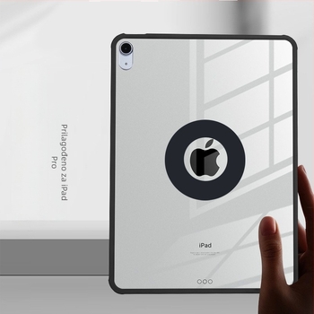 Prozirna PC futrola za iPad (2024 Air 10.9, Pro 11, 10.2) – mat završetak, magnetska zatvarač, otporna na padove