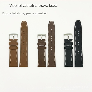 Kožni remen za Huawei GT4/GT5, unisex, 15 g, kopča s pinom, poslovni stil