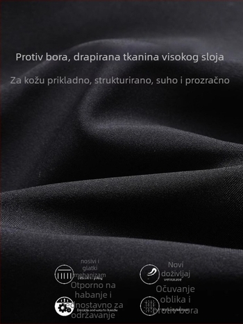 Muško sako s reverom, zatvaranje na zip, prozračan materijal od poliesterske smeše, tanak materijal, proljeće i jesen