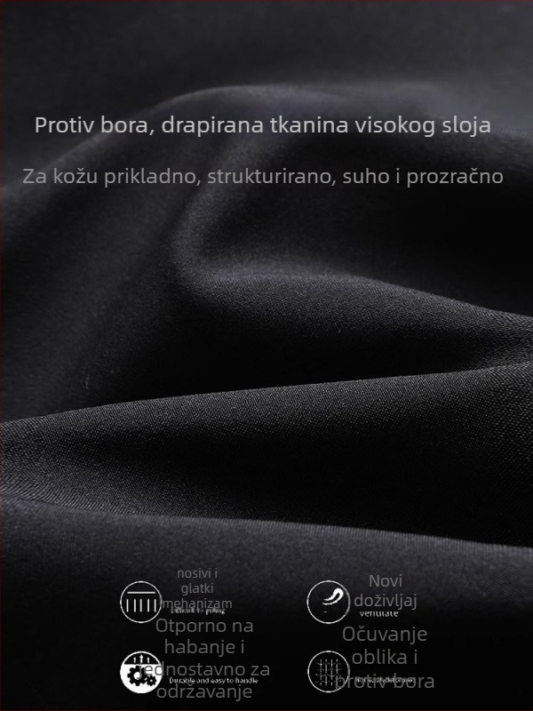 Muško sako s reverom, zatvaranje na zip, prozračan materijal od poliesterske smeše, tanak materijal, proljeće i jesen