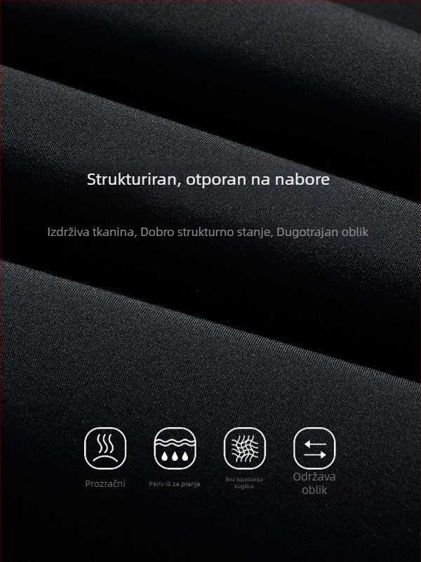 Muško zimsko jakna s visokim ovratnikom, fleec podstava, poliester, džepovi sa zipom, kopčanje na jedno kopčanje