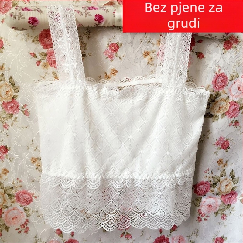 Ženski top bez naramenica za oblačenje grudi s ultra-tankim čašicama, 1/2 čašice, Nylon/Nylon, Spandex/Lycra, prozračan