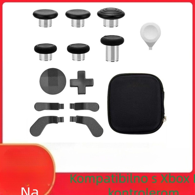 Zamjenske dijelove za Xbox Elite Series 2 kontroler – metalni gumbi i rocker pločice, materijal čelik, težina 120 g, kompatibilno s Elite Series 2, DIY