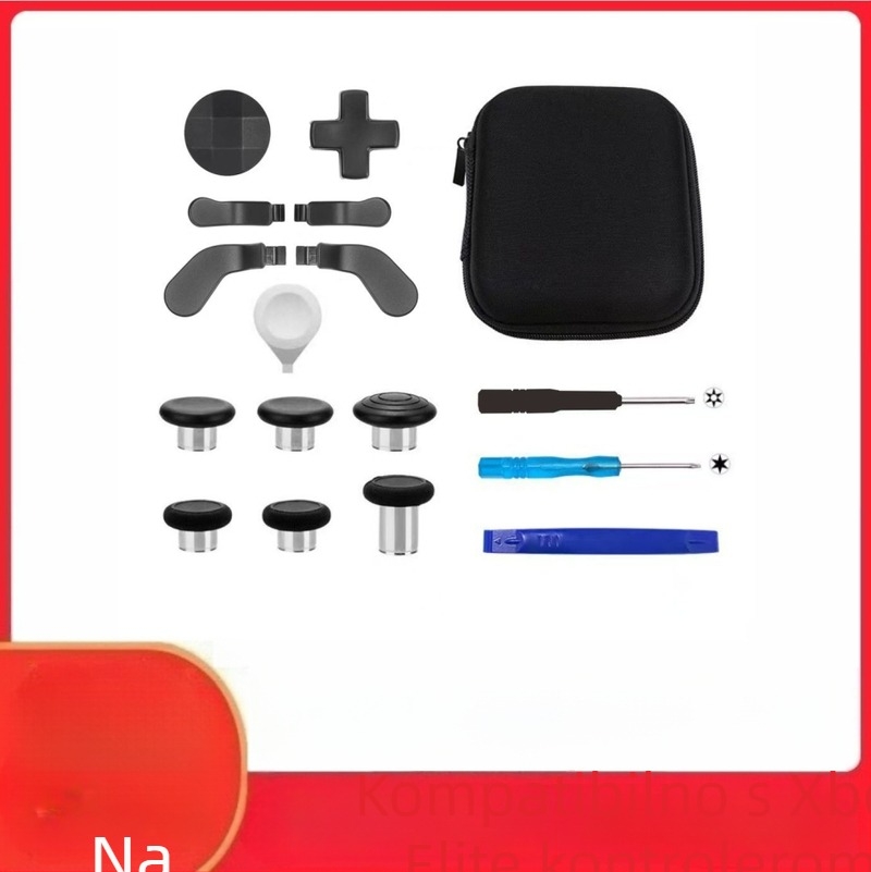 Zamjenske dijelove za Xbox Elite Series 2 kontroler – metalni gumbi i rocker pločice, materijal čelik, težina 120 g, kompatibilno s Elite Series 2, DIY