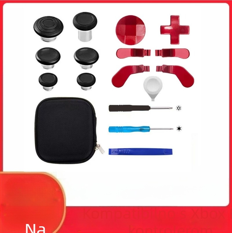 Zamjenske dijelove za Xbox Elite Series 2 kontroler – metalni gumbi i rocker pločice, materijal čelik, težina 120 g, kompatibilno s Elite Series 2, DIY