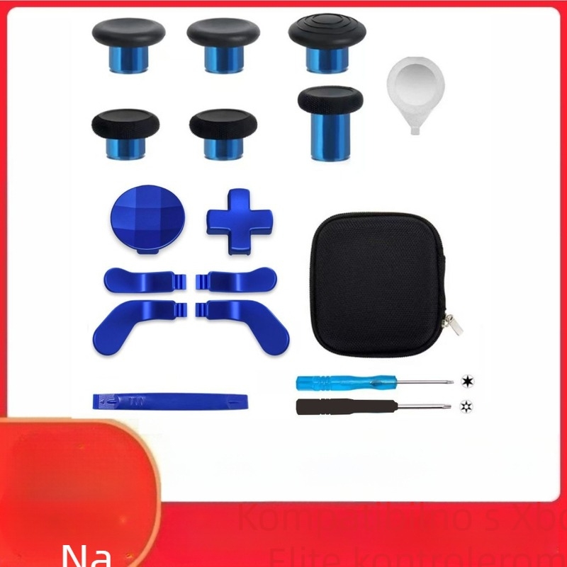 Zamjenske dijelove za Xbox Elite Series 2 kontroler – metalni gumbi i rocker pločice, materijal čelik, težina 120 g, kompatibilno s Elite Series 2, DIY