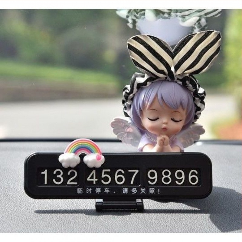 Chiweng Privremena pločica za parkiranje autom – Plastika, bez prilagođavanja, skriveni nosač