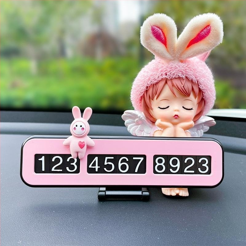 Chiweng Privremena pločica za parkiranje autom – Plastika, bez prilagođavanja, skriveni nosač