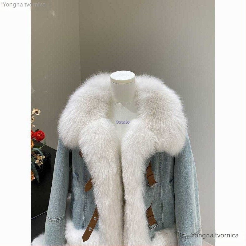 Ženski kaput od umjetnog krzna – polo ovratnik, standardna duljina, dugi rukavi, zima 2025