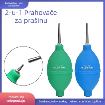Zračni uređaj za čišćenje kamera s jednosmjernim protokom zraka, rastavljiv izlaz i silikonska kuglica za prašinu