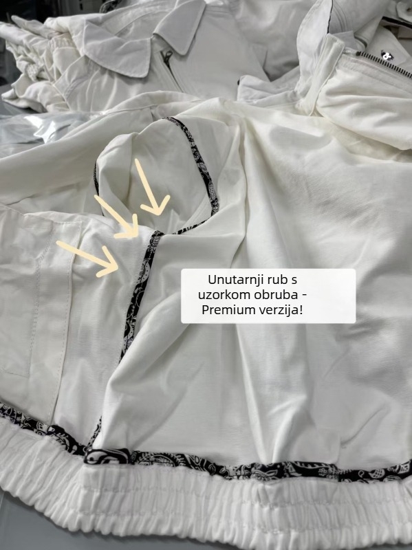 Traper jakna s konjskim vezom – retro stil, dugi rukavi, rever lapel, obična duljina (50–65 cm), jesen 2025, glavni sastav tkanine 70–80%