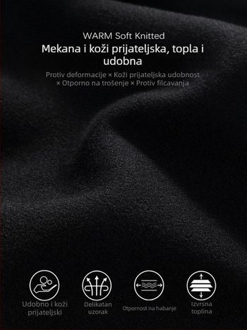 Ženske kratke hlače visokog struka, poliester, mikroelastičnost (zimska kolekcija 2025)