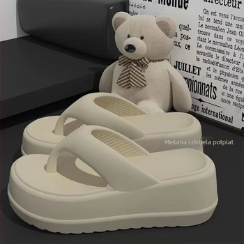 Ženske EVA japanke s platformom od 4 cm, protuklizne, oblik prsta: Herringbone, casual stil, kod proizvoda 2310