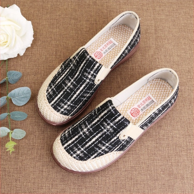 Ljetne slip-on tenisice ribarskog stila - prozračni gornji dio od pamuka, EVA đon; lagane, mrežasti uzorak; podstava od pamuka; ležerni stil.