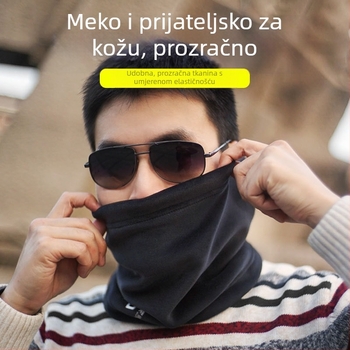 Zimska šalica za vrat s velurovim podstavkom, za ribolov, unisex, The Lake