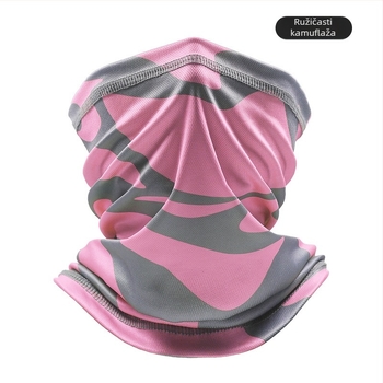 Maska za biciklizam, poliester, unisex, prilagodljiva