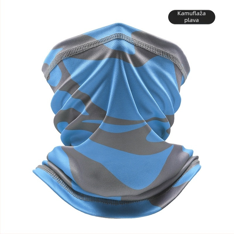 Maska za biciklizam, poliester, unisex, prilagodljiva