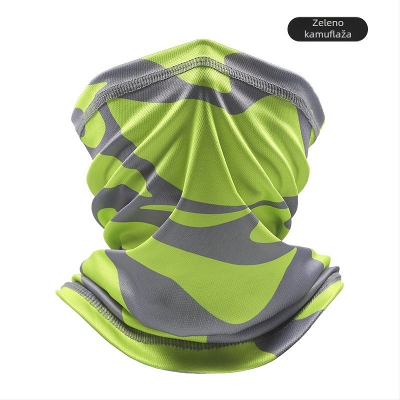 Maska za biciklizam, poliester, unisex, prilagodljiva