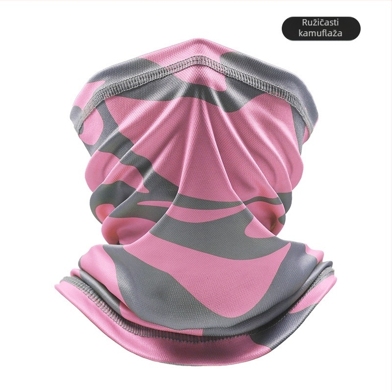 Maska za biciklizam, poliester, unisex, prilagodljiva