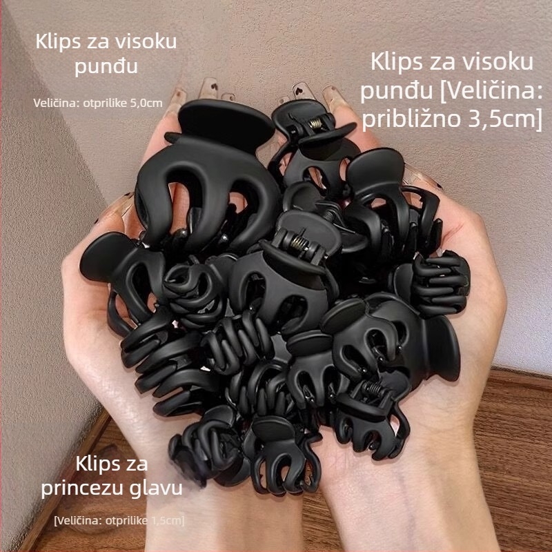 Žraločki klip za kosu za djecu — stražnji dio glave, plastični, jednostavan stil