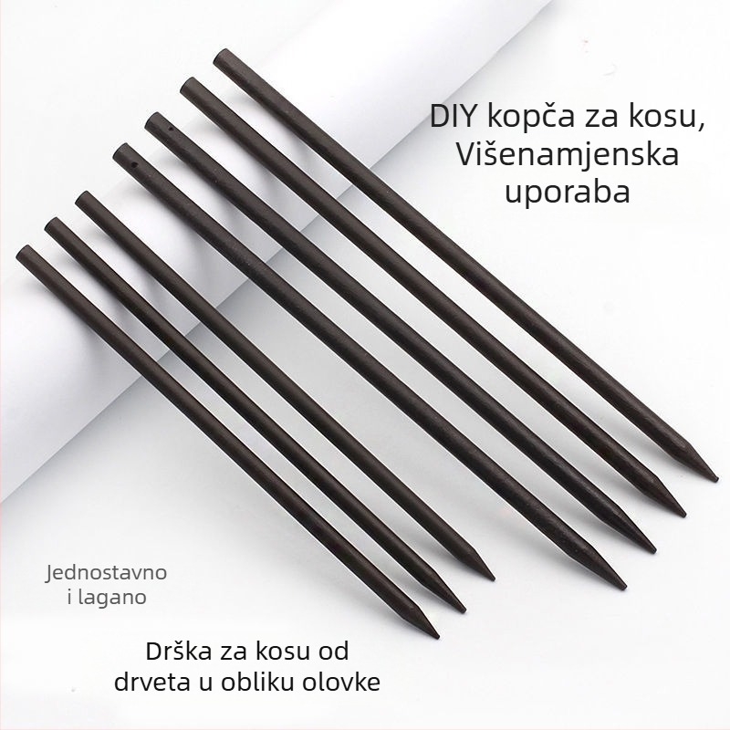 Drvena spona za kosu, retro stil – Materijal: Drvo; Kategorija: Dodatak za glavu; Hanfu dodatak