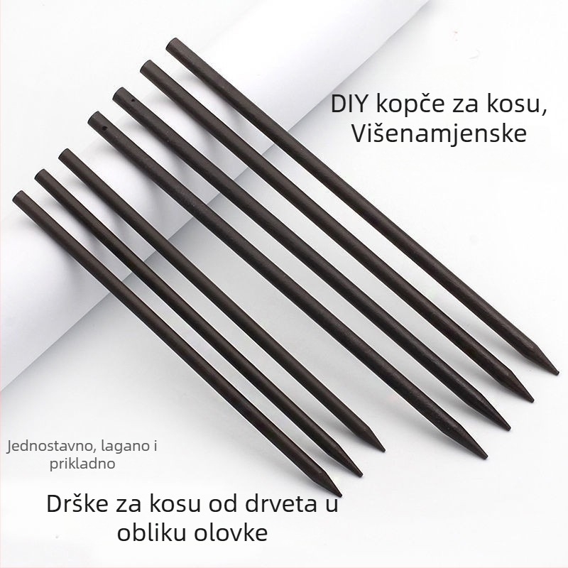 Drvena spona za kosu, retro stil – Materijal: Drvo; Kategorija: Dodatak za glavu; Hanfu dodatak