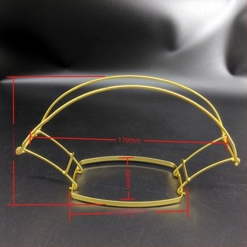 Kapuza za glavu od bakra s antiknim stilom, geometrijski skelet, elektroplatirano završno od Billion Hairpin