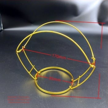 Kapuza za glavu od bakra s antiknim stilom, geometrijski skelet, elektroplatirano završno od Billion Hairpin