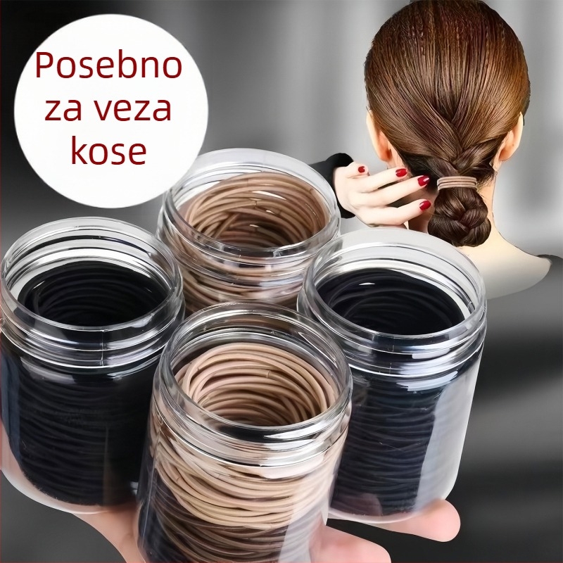 Qiwang gumica za kosu za žene, korejskog stila uska, nekovita, 20213 obrada, visoka elastičnost