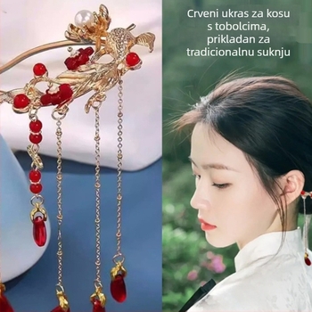 Ukras za kosu s oblikom krune, materijal od legure, retro stil, ručna izrada, za vjenčanje