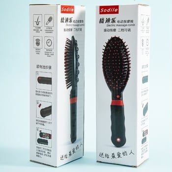 Električni masažni češalj s zračnim jastukom, njega kose, plastični, Comb Dile